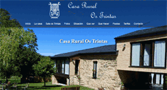 Desktop Screenshot of casaruralostrintas.com