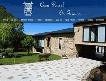 Tablet Screenshot of casaruralostrintas.com